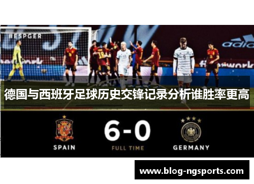 德国与西班牙足球历史交锋记录分析谁胜率更高